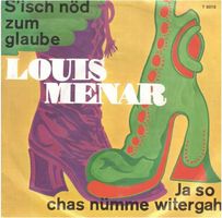 Louis Menar  -- S`isch nöd zum glaube   Single7